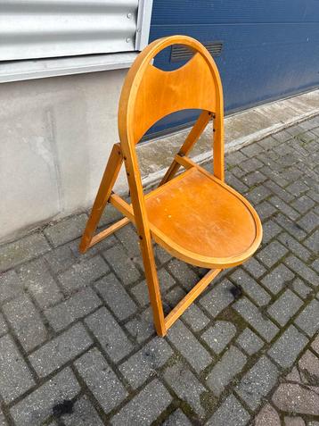 Vintage Opklapstoel - Houten Folding chairs beschikbaar voor biedingen