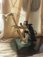 Goofy sax saxofoon saxophone Sympohony Hour Disney beeld, Verzamelen, Disney, Verzenden, Goofy of Pluto, Gebruikt, Beeldje of Figuurtje