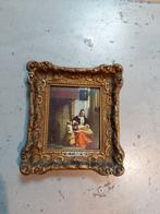 Een vrouw schilt appels, Antiek en Kunst, Kunst | Schilderijen | Klassiek, Ophalen