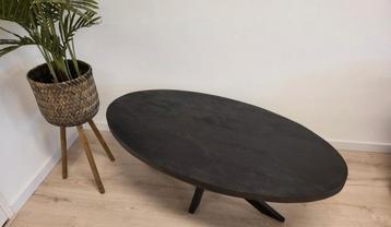 Prachtige Mooie Set Salontafel plus eettafel 