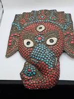 Antiek Decoratief Ganesha Masker, Antiek en Kunst, Ophalen of Verzenden