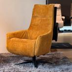Inhouse Relaxfauteuil Homara Velvet Okergeel Stof, Huis en Inrichting, Fauteuils, Ophalen, 100 tot 125 cm, Nieuw, 50 tot 75 cm