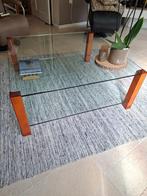 Design salontafel, Ophalen, Gebruikt, 50 tot 100 cm, Glas