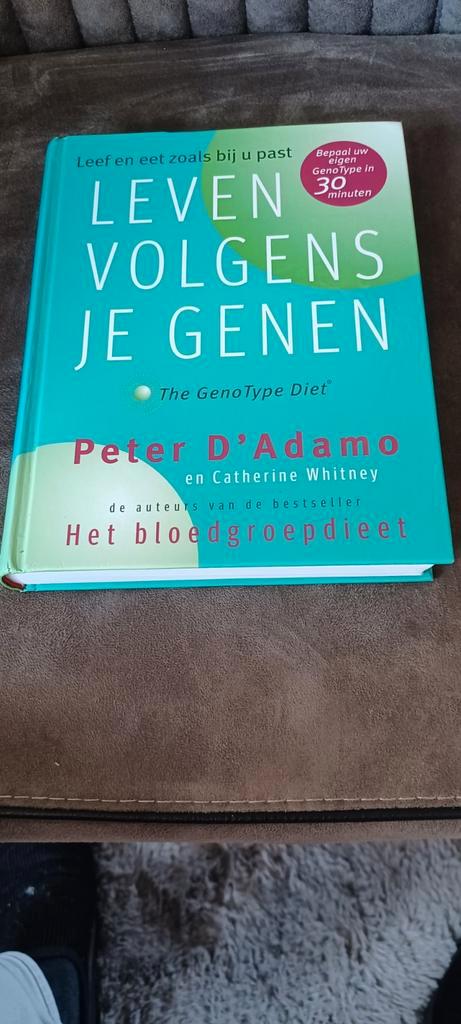 Leven volgens je Genen Peter D' Adamo, Boeken, Gezondheid, Dieet en Voeding, Zo goed als nieuw, Dieet en Voeding, Ophalen of Verzenden