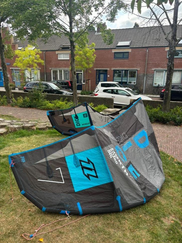 North Dice 2018 Kite, Watersport en Boten, Kitesurfen, Gebruikt, Kite, 7 m², Geen board, Ophalen