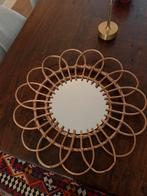 Spiegel rotan 50 cm, Huis en Inrichting, Woonaccessoires | Spiegels, Ophalen, Rond, Nieuw, Minder dan 100 cm