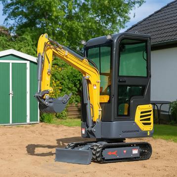Graafmachine 1,2Ton te huur beschikbaar voor biedingen