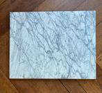 Marmeren plaat voor wastafel met bijbehorend plancet, Huis en Inrichting, Ophalen, Minder dan 50 cm, Gebruikt, Minder dan 100 cm