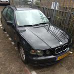 BMW 3-Serie 1.8 TI 316 Compact 2002 Zwart, Auto's, 65 €/maand, Achterwielaandrijving, 1250 kg, 4 cilinders