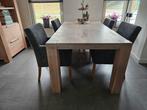 Moderne , merk ,eetkamerset, kast, salontafel,zie beschrijf, Ophalen, Gebruikt, Modern, 4 tot 6 stoelen