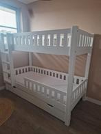 Rockwood stapelbed Tom white incl bedlade en 3 lattenbodems, Ophalen, Stapelbed