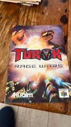 Nintendo 64 boekje manual turok rage wars, 1 speler, Ophalen of Verzenden, Gebruikt