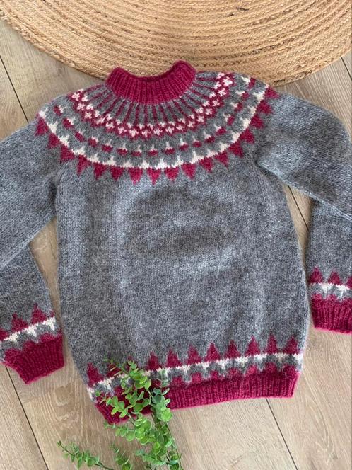 Alafoss iceland wollen trui S bohemian wool jumper, Kleding | Dames, Truien en Vesten, Nieuw, Maat 36 (S), Grijs, Ophalen of Verzenden