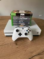 Als nieuw: Xbox One S incl. originele witte controller, Spelcomputers en Games, Spelcomputers | Xbox One, Met games, Xbox One S