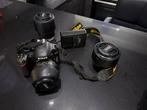 Nikon D3200 camera met 3 lenzen, Ophalen, Zo goed als nieuw, Toebehoren, Zoom