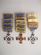 Oude medaille 3x vierdaagse Apeldoorn, Verzamelen, Ophalen of Verzenden, Landmacht, Nederland, Lintje, Medaille of Wings