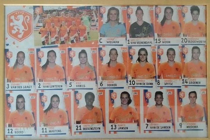 Oranje Leeuwinnen Voetbal Plaatjes met handtekeningen, Verzamelen, Sportartikelen en Voetbal, Nieuw, Spelerskaart, Overige binnenlandse clubs
