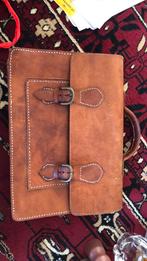 Lederen tas uit Marokko, Ophalen of Verzenden, Zo goed als nieuw, Zwart, Leer