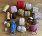 Fijn garen en borduurgaren restanten 18 kleuren, Ophalen of Verzenden, Gebruikt, Handborduren, Borduurgaren of Zijde