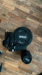 D3100 Nikon met 2 lenzen, Ophalen of Verzenden, Zo goed als nieuw