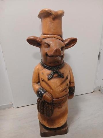 Antieke varken (90cm) beschikbaar voor biedingen