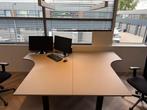 Dubbel hoekbureau & Tafel, Huis en Inrichting, Bureaus, Ophalen, In hoogte verstelbaar, Zo goed als nieuw