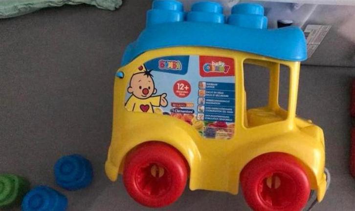 Bumba Auto met Blokken, Kinderen en Baby's, Speelgoed | Bouwstenen, Gebruikt, Overige merken, Ophalen of Verzenden