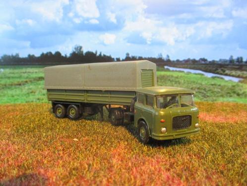 1976 Skoda S 706 RTTN oplegger Militair NVA CS USSR -Permot, Hobby en Vrije tijd, Modelauto's | 1:87, Nieuw, Ophalen of Verzenden