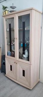 Vitrine kast, Huis en Inrichting, Kasten | Vitrinekasten, Ophalen, Gebruikt, 25 tot 50 cm