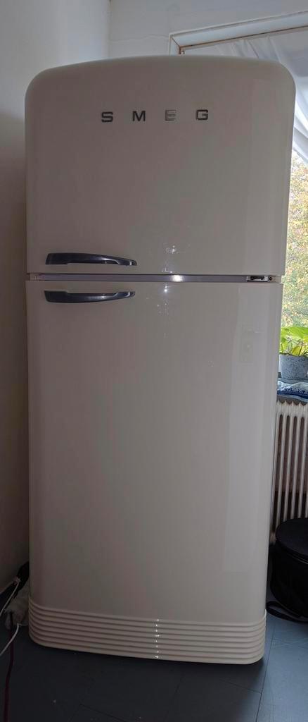 smeg 50, Witgoed en Apparatuur, Koelkasten en IJskasten, Niet werkend, Met aparte vriezer, 200 liter of meer, 160 cm of meer, 60 cm of meer