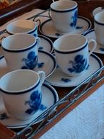 Prachtige antieke blauw servies Mosa Maastricht, Antiek en Kunst, Antiek | Servies compleet, Ophalen of Verzenden