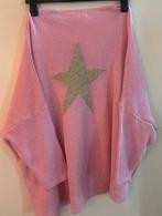 Oversized April Vintage trui met gouden ster, April Vintage, Maat 42/44 (L), Ophalen of Verzenden, Zo goed als nieuw