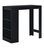 Bartafel met schap 110x50x103 cm zwart, nieuw in doos, ., Nieuw, Ophalen of Verzenden, .