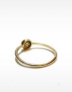 14k gouden ring met zirkonia, 18 tot 19, -, -, Ophalen of Verzenden