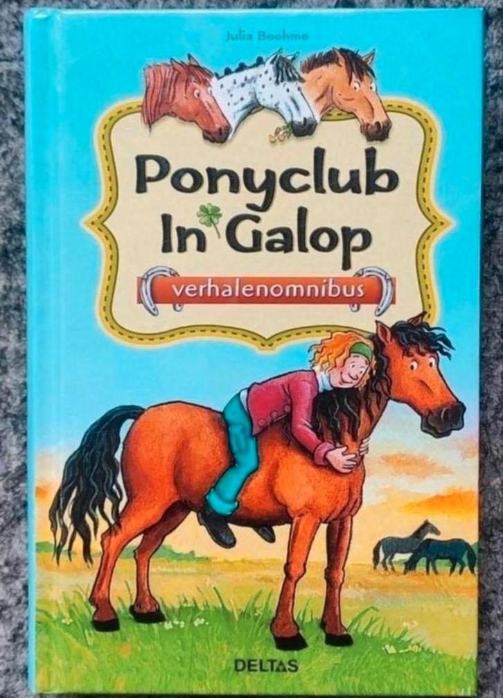 Julia Boehme - Ponyclub in galop 🐎Verhalenomnibus, Boeken, Kinderboeken | Jeugd | 10 tot 12 jaar, Zo goed als nieuw, Ophalen of Verzenden