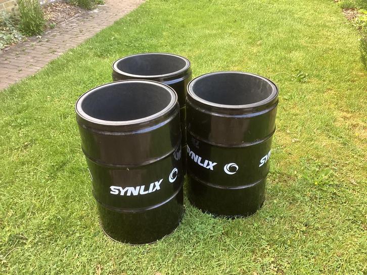 plantenbak industrieel bloembak bloempot brandstofopslag, Tuin en Terras, Bloembakken en Plantenbakken, Nieuw, Metaal, Binnen