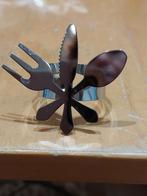 4 RVS Servetringen - Bestek Design, Huis en Inrichting, Ophalen of Verzenden, Zo goed als nieuw, Rvs of Chroom, Vaatwasserbestendig