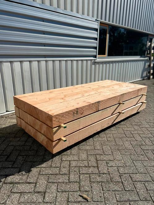 Douglas palen 15x15cm A kwaliteit 14,85 pm, Tuin en Terras, Palen, Balken en Planken, Zo goed als nieuw, Palen, 250 cm of meer