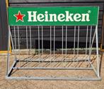 Heineken Bier fietsenrek met reclame fietsenrekmetreclame, Verzamelen, Ophalen, Gebruikt, Reclamebord, Plaat of Schild, Heineken
