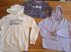 Witte Levi's hoodie maat xs (maat 34/170), fila en pieces s., Ophalen of Verzenden, Gebruikt, Meisje, Trui of Vest