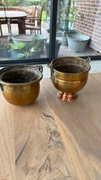 2 koperen potten, Ophalen of Verzenden, Koper