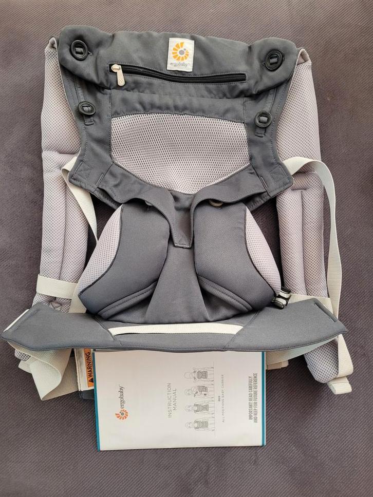 Ergobaby 360 Cool Air Mesh - Zo goed als nieuw, Kinderen en Baby's, Babydragers en Draagdoeken, Zo goed als nieuw, Draagzak, Buik, Rug of Zij
