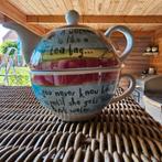 Leuk tea for one setje, Ophalen of Verzenden, Overige stijlen, Kop(pen) en/of Schotel(s)