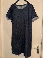 Dames blauwe stippen jurk van Hema, Maat 38/40 (M), Blauw, Ophalen of Verzenden, Zo goed als nieuw