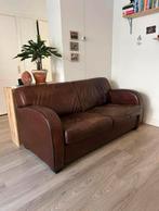 Gratis Bruin Bank (OPHALEN ALLEEN VANDAAG), Huis en Inrichting, Banken | Sofa's en Chaises Longues, Ophalen, Gebruikt, 75 tot 100 cm