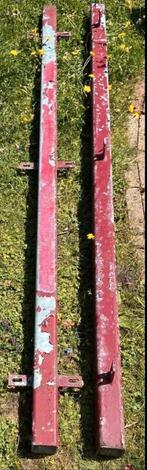 Gegalvaniseerd kokers 60 bij 60 195 cm dikte  4 a 5 mm'., Doe-het-zelf en Verbouw, Metalen, Ophalen, Zo goed als nieuw