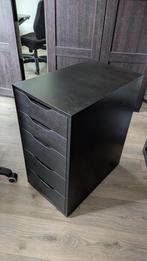 Ikea Alex ladeblok / ladekast zwart (2 stuks), Huis en Inrichting, Ophalen, Gebruikt