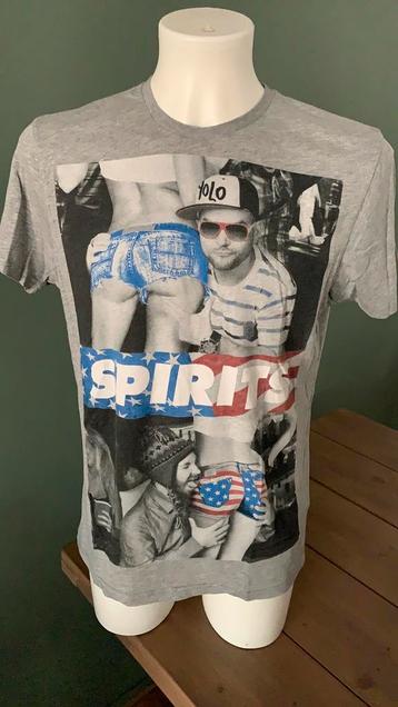 T-shirt grijs XL lichtgrijs print Amerika USA shirtje shirts beschikbaar voor biedingen