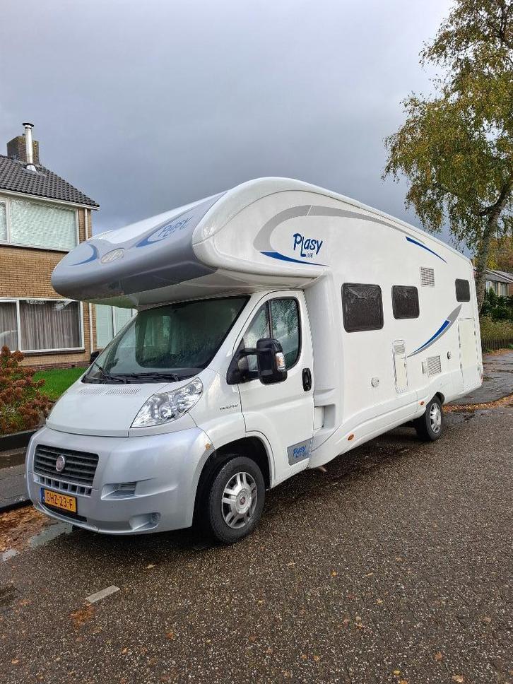 zeer mooie P.L.A Camper Plasy 491, Caravans en Kamperen, Campers, Particulier, tot en met 5, Alkoof, Fiat, Fiat, Diesel, Handgeschakeld