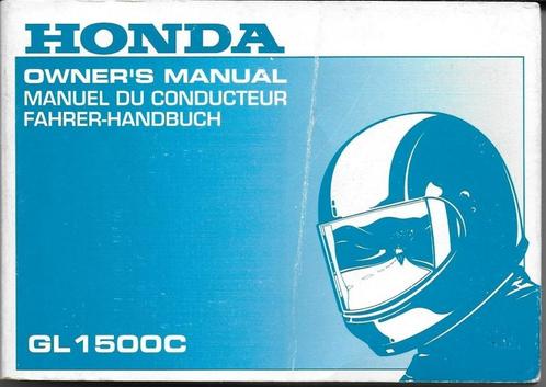 Honda GL1500 C manual handleiding (4309z), Motoren, Handleidingen en Instructieboekjes, Honda, Ophalen of Verzenden